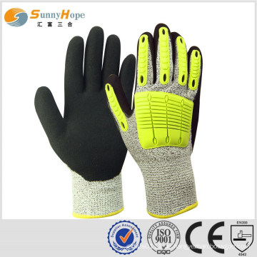 Sunnyhope TPR Schlagschutzhandschuhe, gestrickt mit HPPE